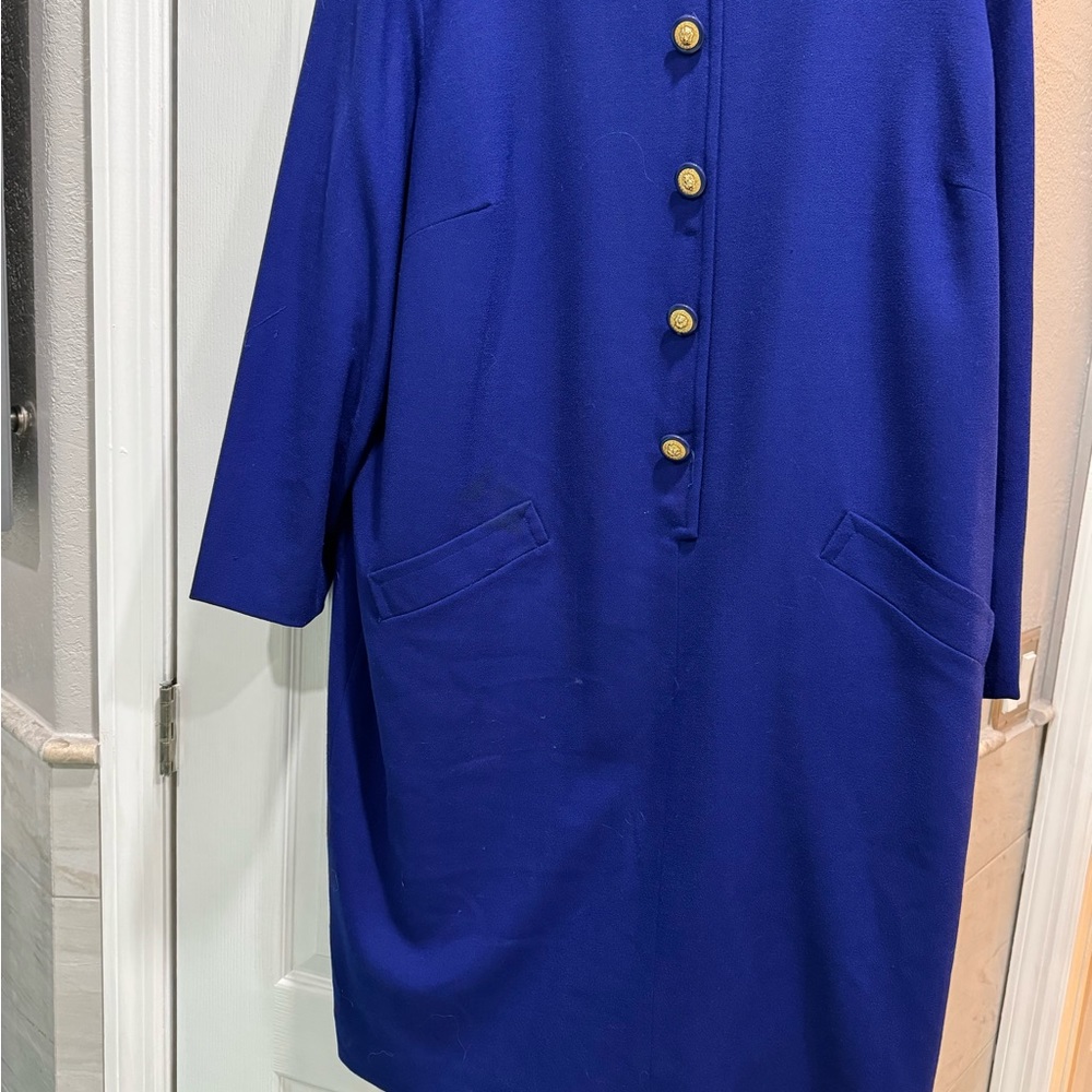 Beautiful royal blue shift style dress